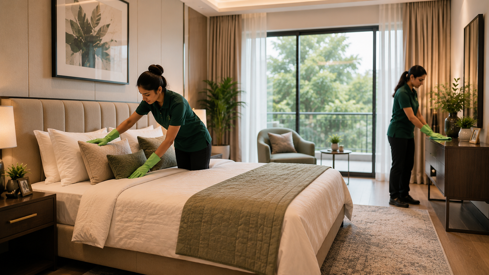 Professional bedroom cleaning