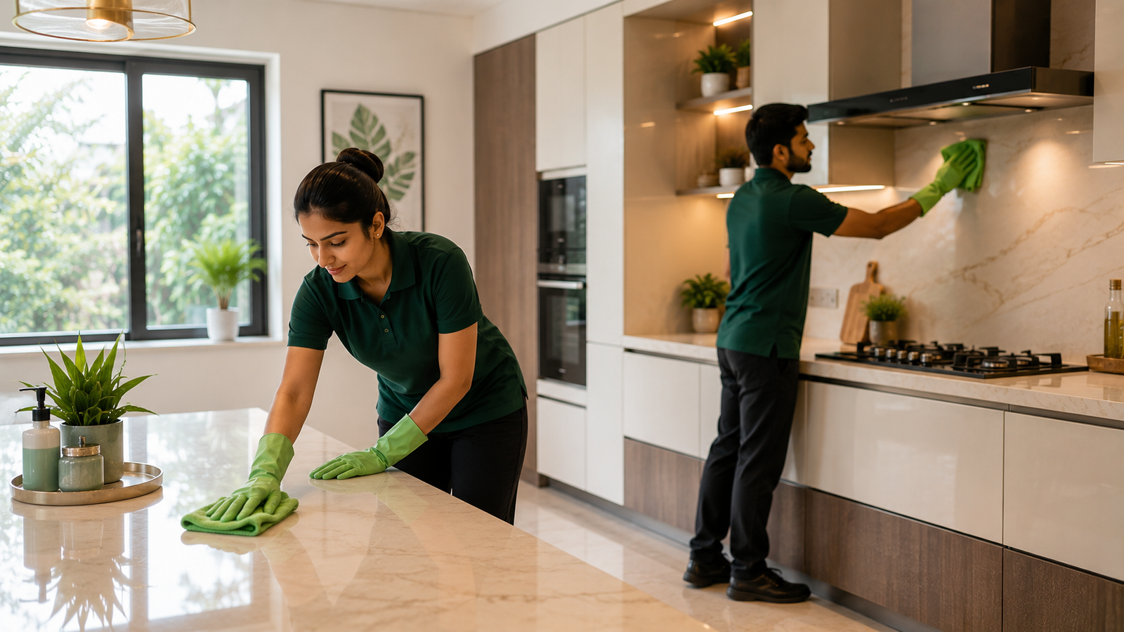 Professional kitchen cleaning